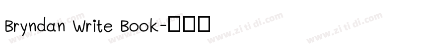 Bryndan Write Book字体转换